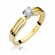 Złoty pierścionek zaręczynowy z brylantem 0.25ct BD226B/25
