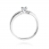 Pierścionek zaręczynowy z białego złota z brylantem 0.08ct BD226/08/W