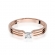 Pierścionek z różowego złota z brylantem 0.08ct BD226/08/R