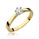 Złoty pierścionek zaręczynowy z brylantem 0.30ct BD229/30