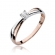 Pierścionek z różowego złota z brylantem 0.08ct BD230/08/R