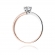 Pierścionek z różowego złota z brylantem 0.25ct BD231B/25/R
