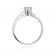 Pierścionek zaręczynowy z białego złota z brylantem 0.25ct BD234B/25/W