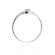 Pierścionek zaręczynowy z białego złota z brylantami 0.11ct BD237/W