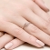 Pierścionek z różowego złota z brylantami 0.11ct BD237/R