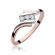Pierścionek z różowego złota z brylantami 0.09ct BD247/R