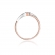 Pierścionek z różowego złota z brylantem 0.05ct BD25/R
