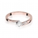 Pierścionek z różowego złota z brylantami 0.19ct BD262/R