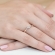 Pierścionek z różowego złota z brylantami 0.19ct BD262/R