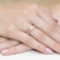 Pierścionek z różowego złota z brylantami 0.07ct BD268/R