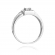 Pierścionek zaręczynowy z białego złota z brylantami 0.29ct BD271/W