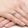 Pierścionek z różowego złota z brylantami 0.31ct BD272/R