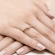 Pierścionek z różowego złota z brylantami 0.19ct BD273/R