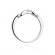 Pierścionek zaręczynowy z białego złota z brylantami 0.04ct BD285/W