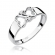 Pierścionek zaręczynowy z białego złota z brylantami 0.04ct BD286/W