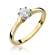 Złoty pierścionek zaręczynowy z brylantem 0.30ct BD296/30