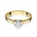 Złoty pierścionek zaręczynowy z brylantem 0.30ct BD296/30