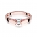 Pierścionek z różowego złota z brylantem 0.09ct BD320/R