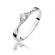 Pierścionek z różowego złota z brylantem 0.12ct BD340/R