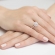 Pierścionek z różowego złota z brylantami 0.50ct BD345/R