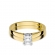 Złoty pierścionek zaręczynowy z brylantem 0.30ct BD347