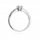 Pierścionek zaręczynowy z białego złota z brylantami 0.40ct BD355/W