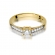 Złoty pierścionek zaręczynowy z brylantami 0.44ct BD364