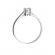 Pierścionek zaręczynowy z białego złota z brylantami 0.44ct BD364/W