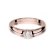 Pierścionek z różowego złota z brylantem 0.15ct BD369/R