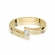 Złoty pierścionek zaręczynowy z brylantem 0.09ct BD371