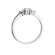 Pierścionek zaręczynowy z białego złota z brylantami 0.33ct BD377/W