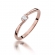 Pierścionek z różowego złota z brylantem 0.09ct BD380/R