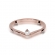 Pierścionek z różowego złota z brylantem 0.09ct BD385/R