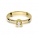Złoty pierścionek zaręczynowy z brylantem 0.09ct BD386