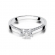 Pierścionek zaręczynowy z białego złota z brylantami 0.28ct BD396/W