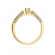 Złoty pierścionek zaręczynowy z brylantami 0.28ct BD396