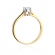 Złoty pierścionek zaręczynowy z brylantami 0.42ct BD398