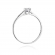 Pierścionek zaręczynowy z białego złota z brylantami 0.21ct BD399/W
