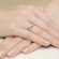 Pierścionek z różowego złota z brylantami 0.21ct BD399/R
