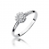 Pierścionek z różowego złota z brylantami 0.10ct BD401/R