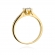 Złoty pierścionek zaręczynowy z brylantami 0.16ct BD402