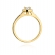 Złoty pierścionek zaręczynowy z brylantami 0.28ct BD406
