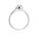 Pierścionek zaręczynowy z białego złota z brylantami 0.28ct BD406/W
