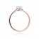 Pierścionek z różowego złota z brylantem 0.09ct BD407/R