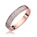 Pierścionek z różowego złota z brylantami 0.18ct BD410/R
