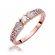 Pierścionek z różowego złota z brylantami 0.13ct BD411/R
