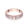 Pierścionek z różowego złota z brylantami 0.13ct BD411/R