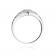 Pierścionek zaręczynowy z białego złota z brylantami 0.19ct BD412/W