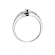Pierścionek zaręczynowy z białego złota z brylantami 0.19ct BD413/W