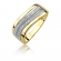 Złoty pierścionek zaręczynowy z brylantami 0.18ct BD416